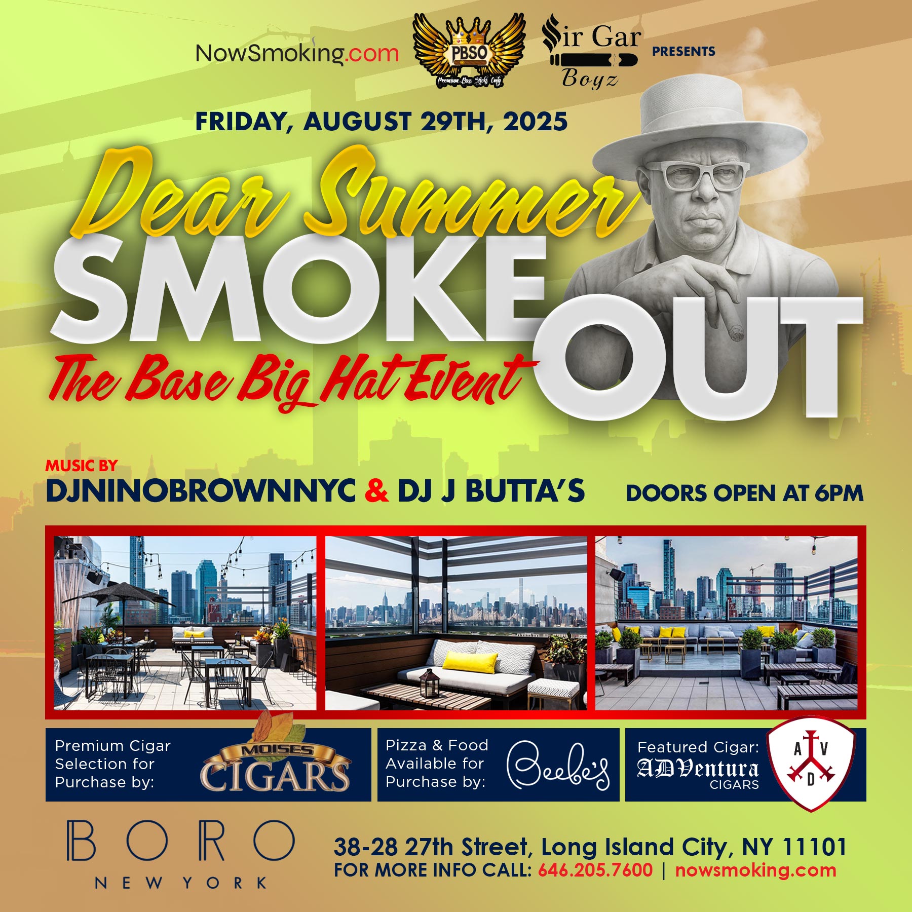 Labor Day Weekend Rooftop Cigar Party
