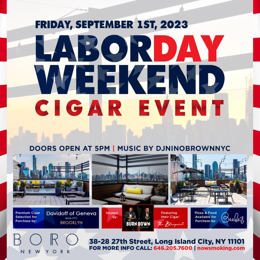 Labor Day Weekend Cigar Event at Boro Hotel