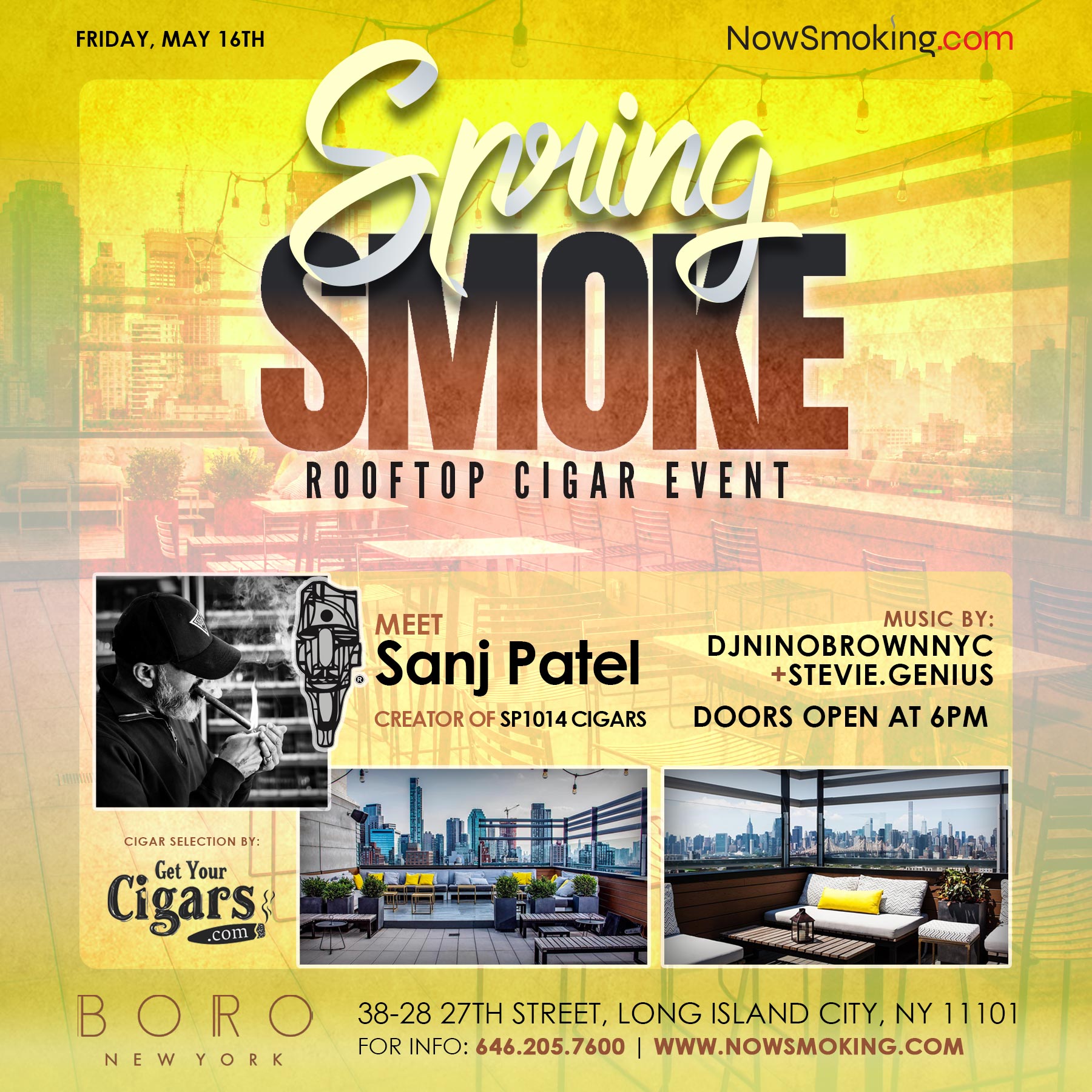 NYC Rooftop Cigar Party
