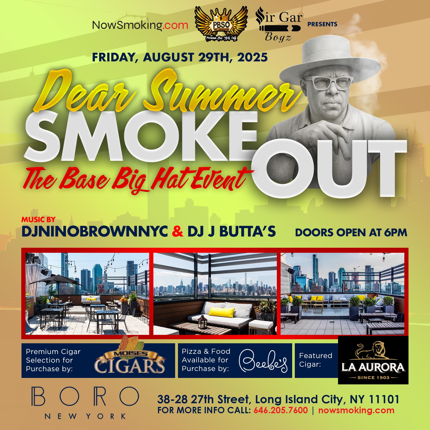 Labor Day Weekend Rooftop Cigar Party